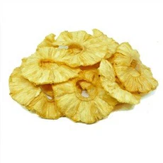 パイナップルチップスの真空揚げ